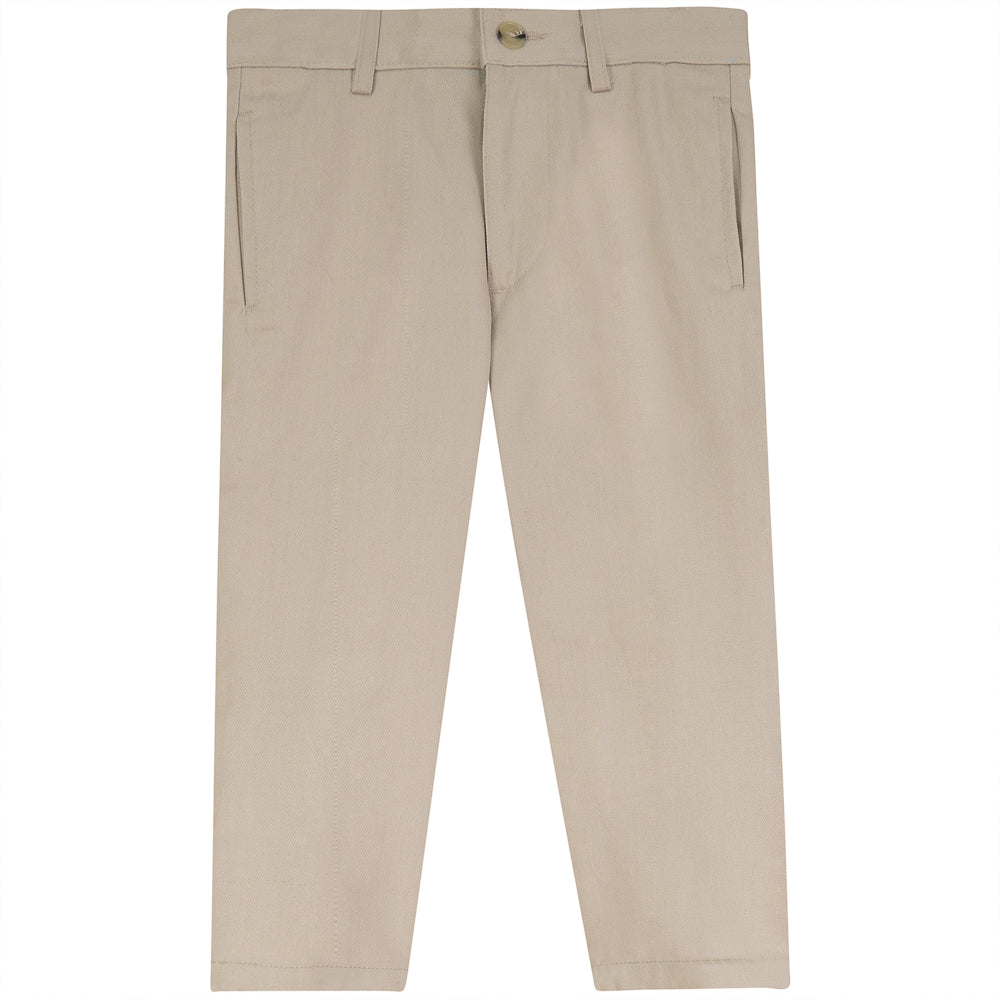 Boy's Chino Pants - Beige