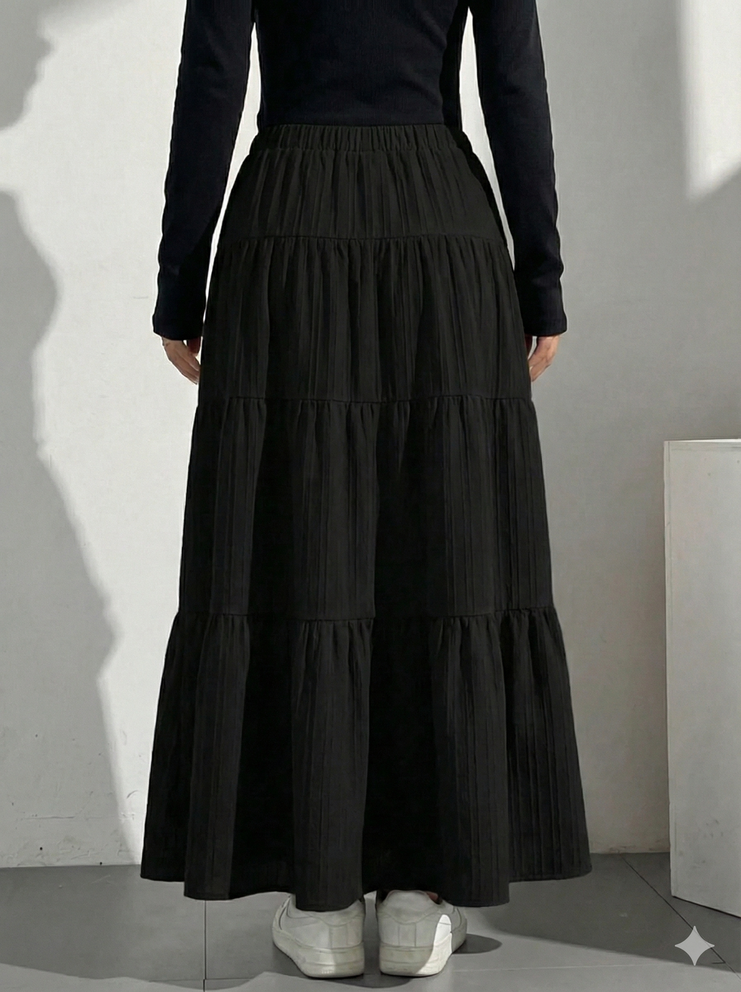 Flowy Tiered Maxi Skirt