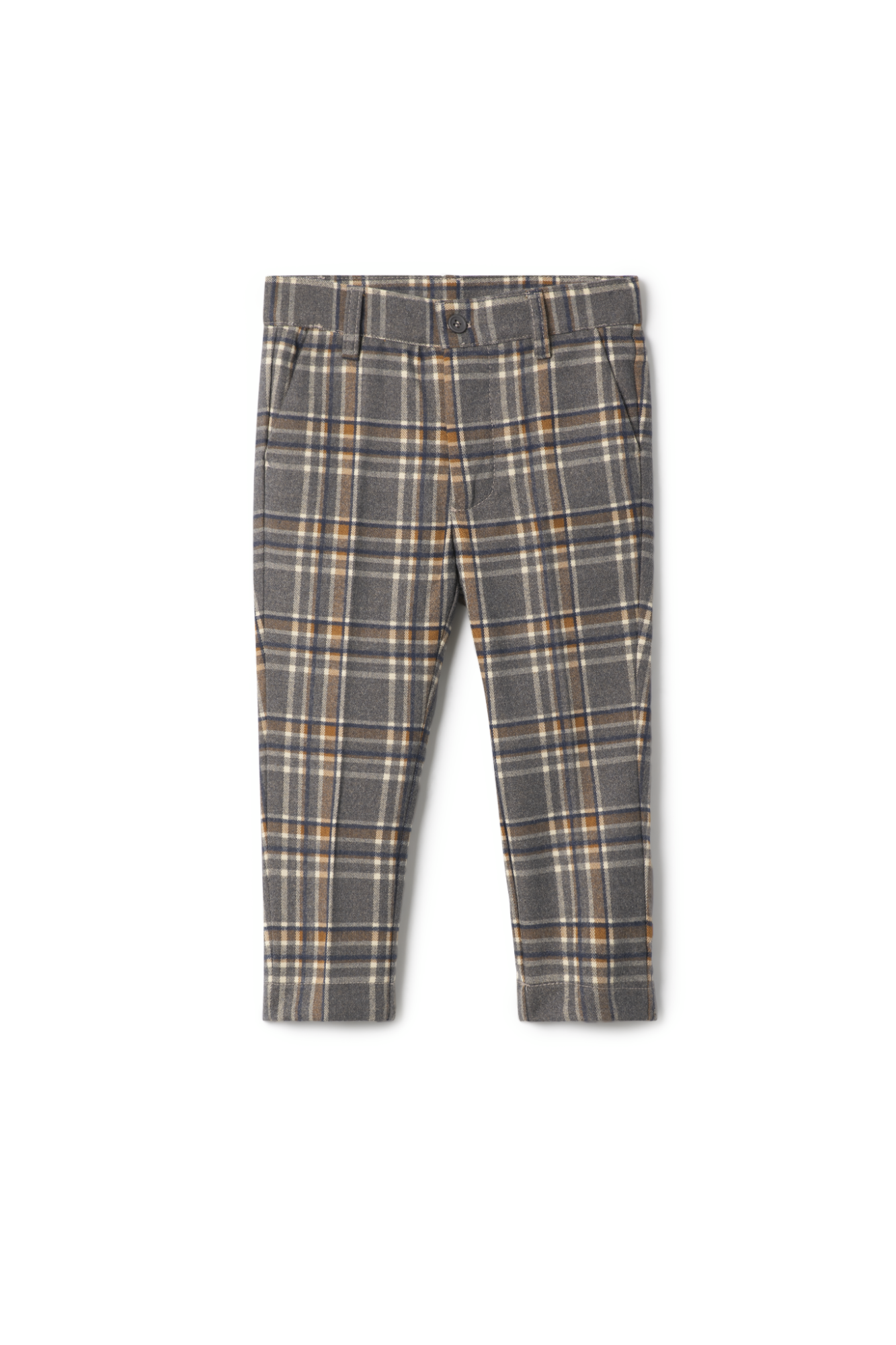 Boy's Woven Plaid Pants