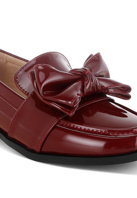 Classic Chunky Bow Loafers