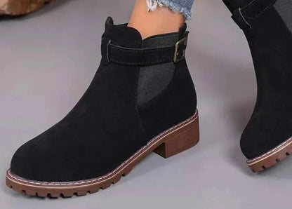 Block Heels Ankle Boots