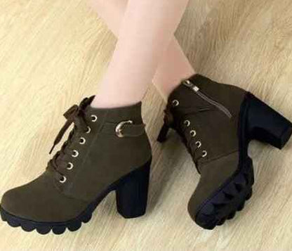Women's Ankle High Heel Boots