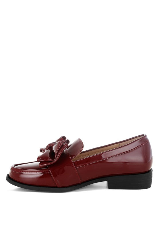 Classic Chunky Bow Loafers