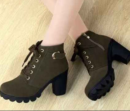 Women's Ankle High Heel Boots