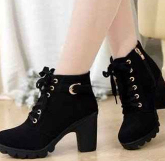 Women's Ankle High Heel Boots