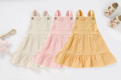 Organic Cotton Muslin Baby Dress
