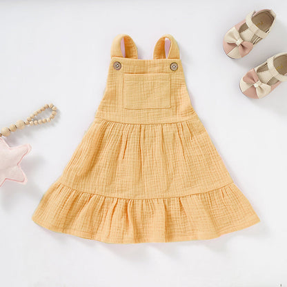 Organic Cotton Muslin Baby Dress