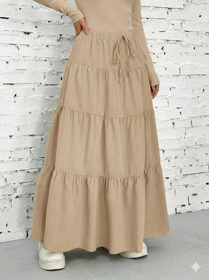 Flowy Tiered Maxi Skirt