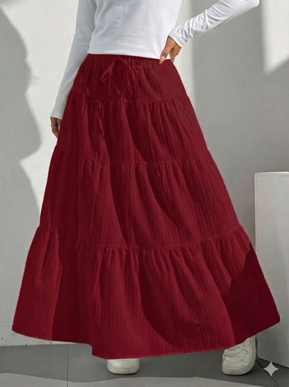 Flowy Tiered Maxi Skirt