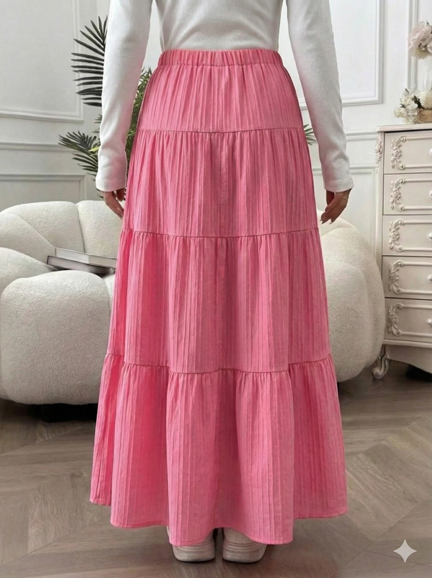 Flowy Tiered Maxi Skirt