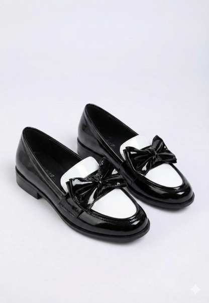Classic Chunky Bow Loafers