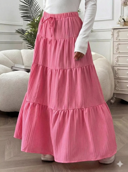 Flowy Tiered Maxi Skirt