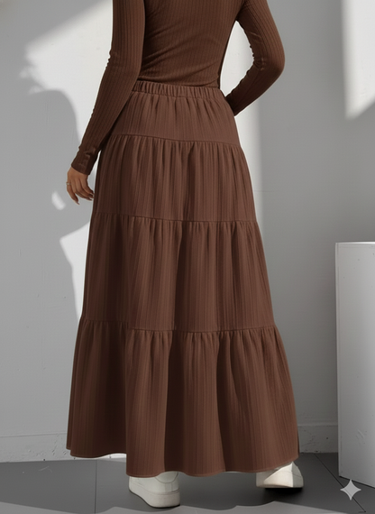 Flowy Tiered Maxi Skirt