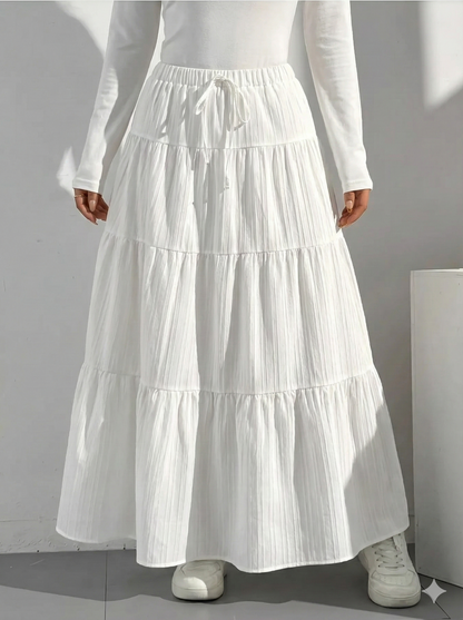 Flowy Tiered Maxi Skirt