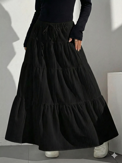 Flowy Tiered Maxi Skirt