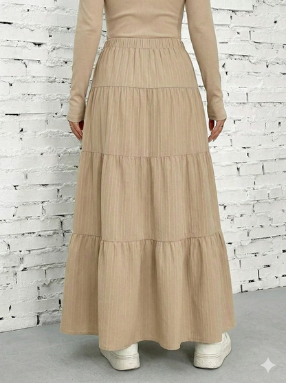 Flowy Tiered Maxi Skirt