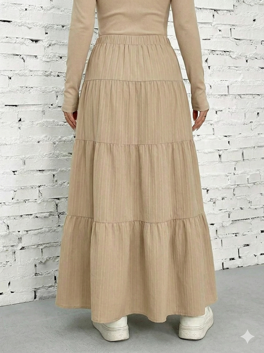 Flowy Tiered Maxi Skirt