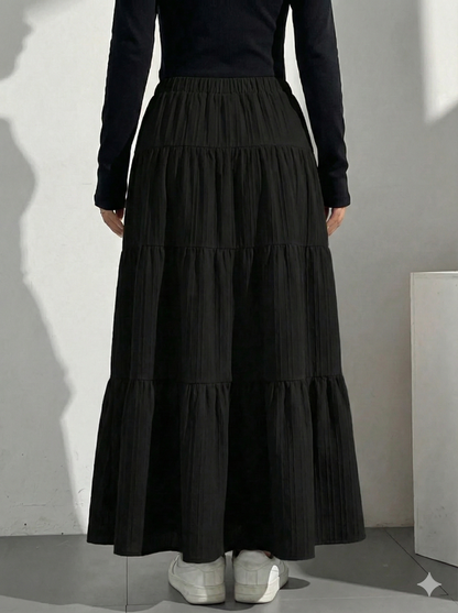 Flowy Tiered Maxi Skirt