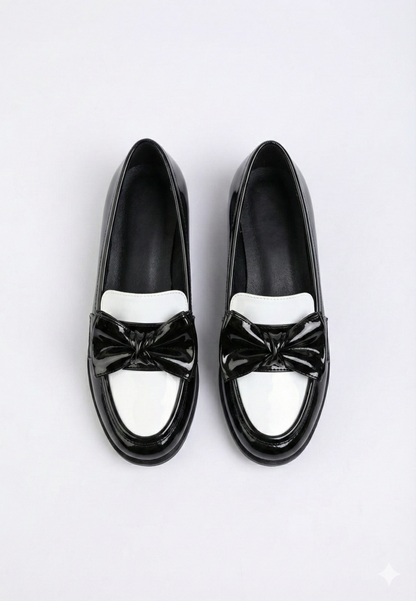 Classic Chunky Bow Loafers