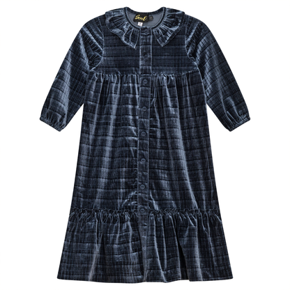 Girl's Velour Maxi Dress