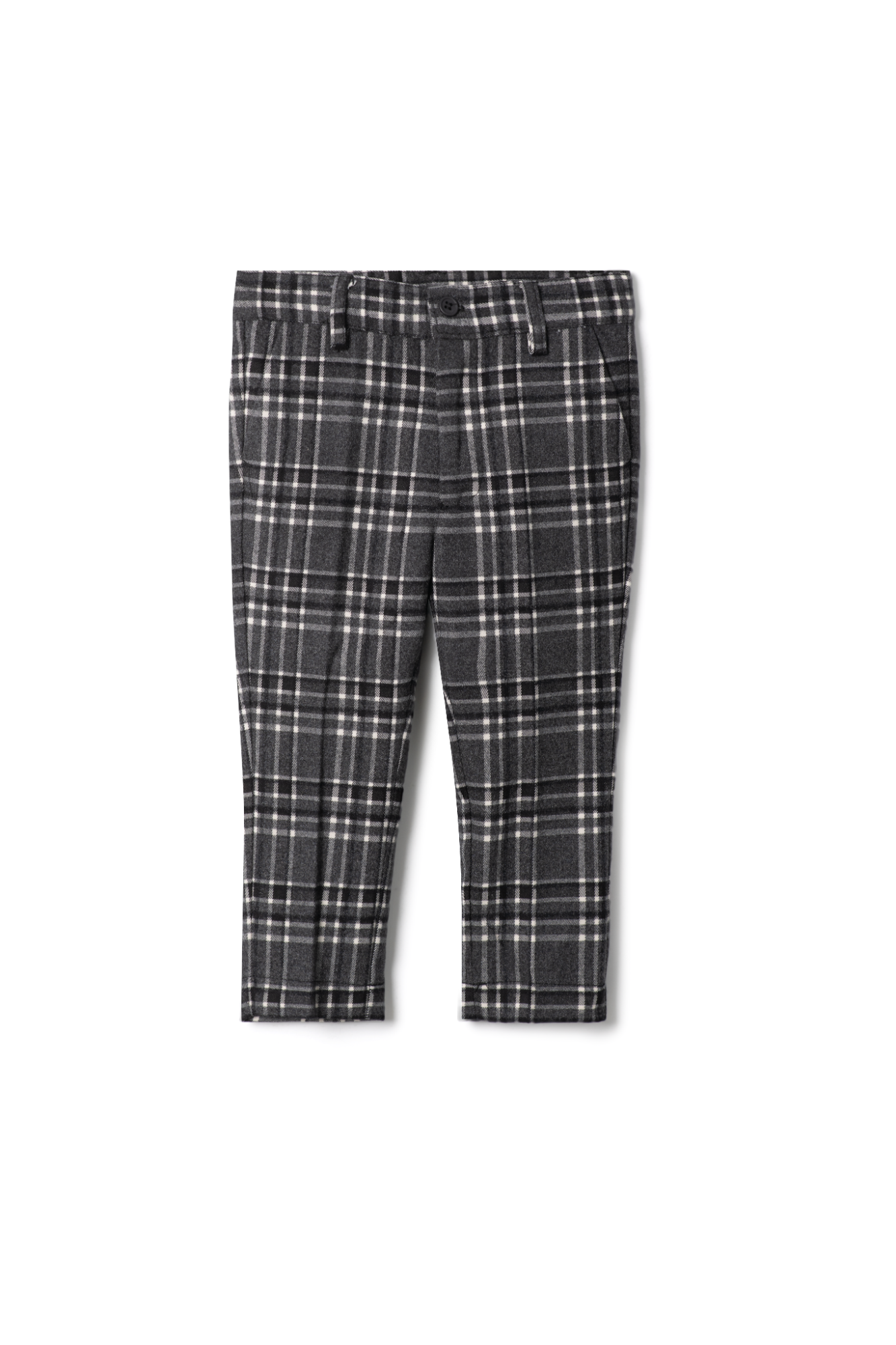 Boy's Woven Plaid Pants