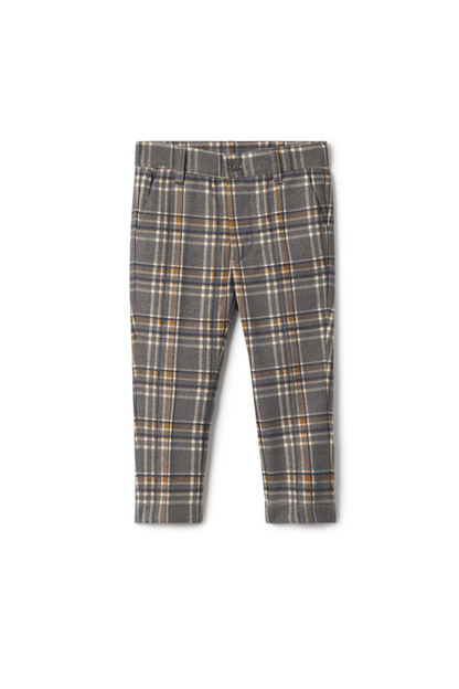 Boy's Woven Plaid Pants