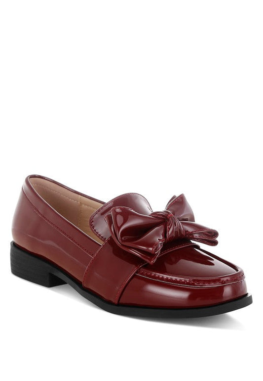 Classic Chunky Bow Loafers