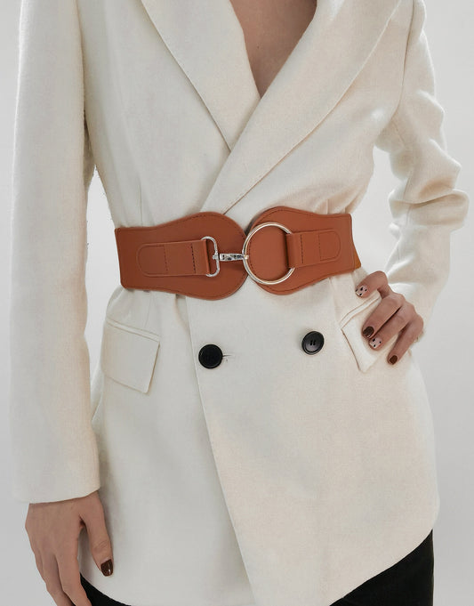 Women's Elastic Wide Belt