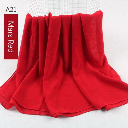 Lightweight Chiffon Scarf